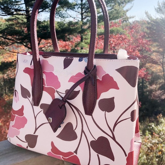 Kate Spade nouveau bloom top zip satchel - Picture 8 of 11